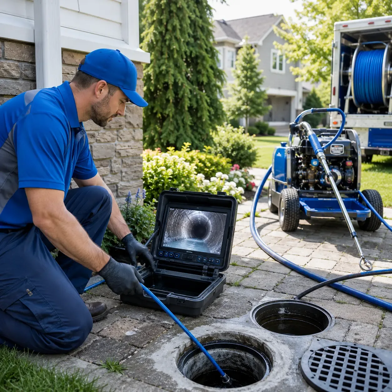 Outdoor drain cleaning professionals serving Palmyra, IL